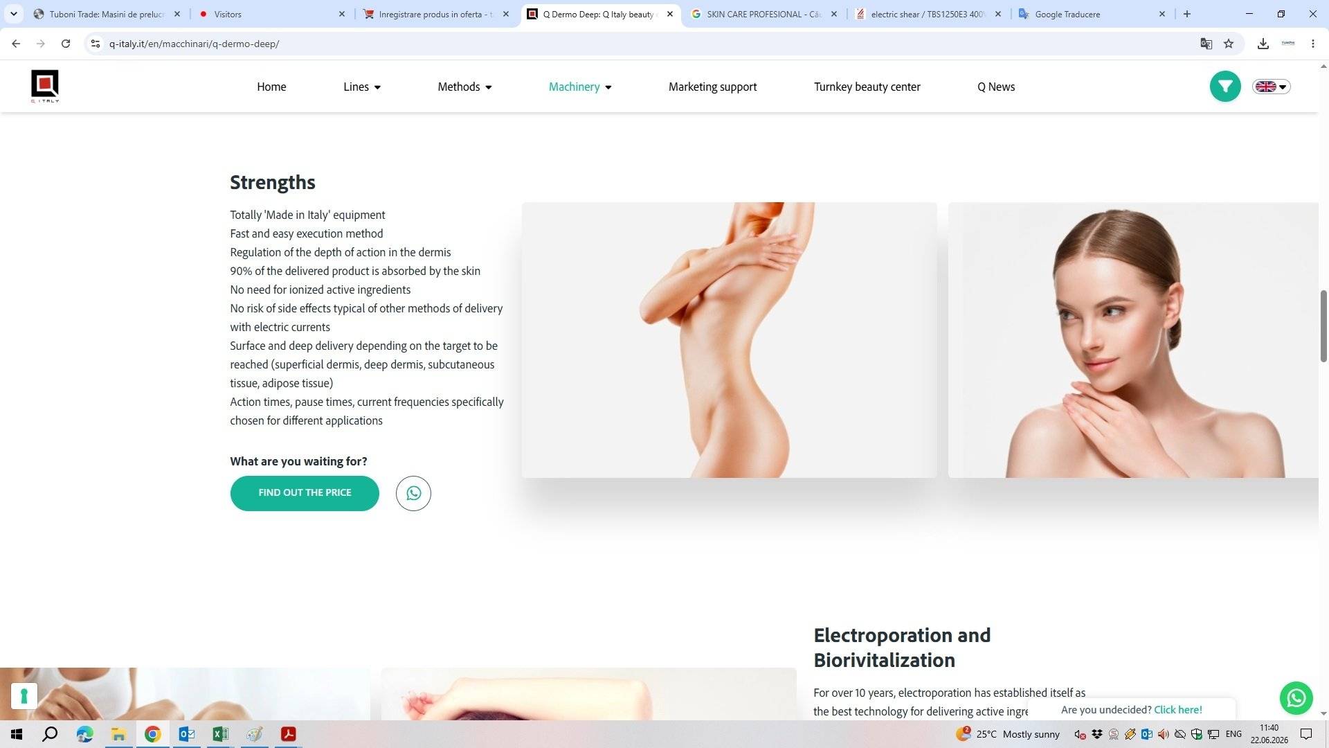 Aparat pentru ingrijirea pielii Q Dermo Deep