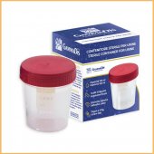 Recipient steril pentru urină, 120 ml, capac cu filet